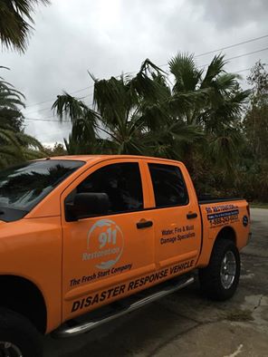 Water Damage Myers Emergency Response Truck