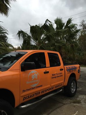 Water Damage Myers Emergency Response Truck